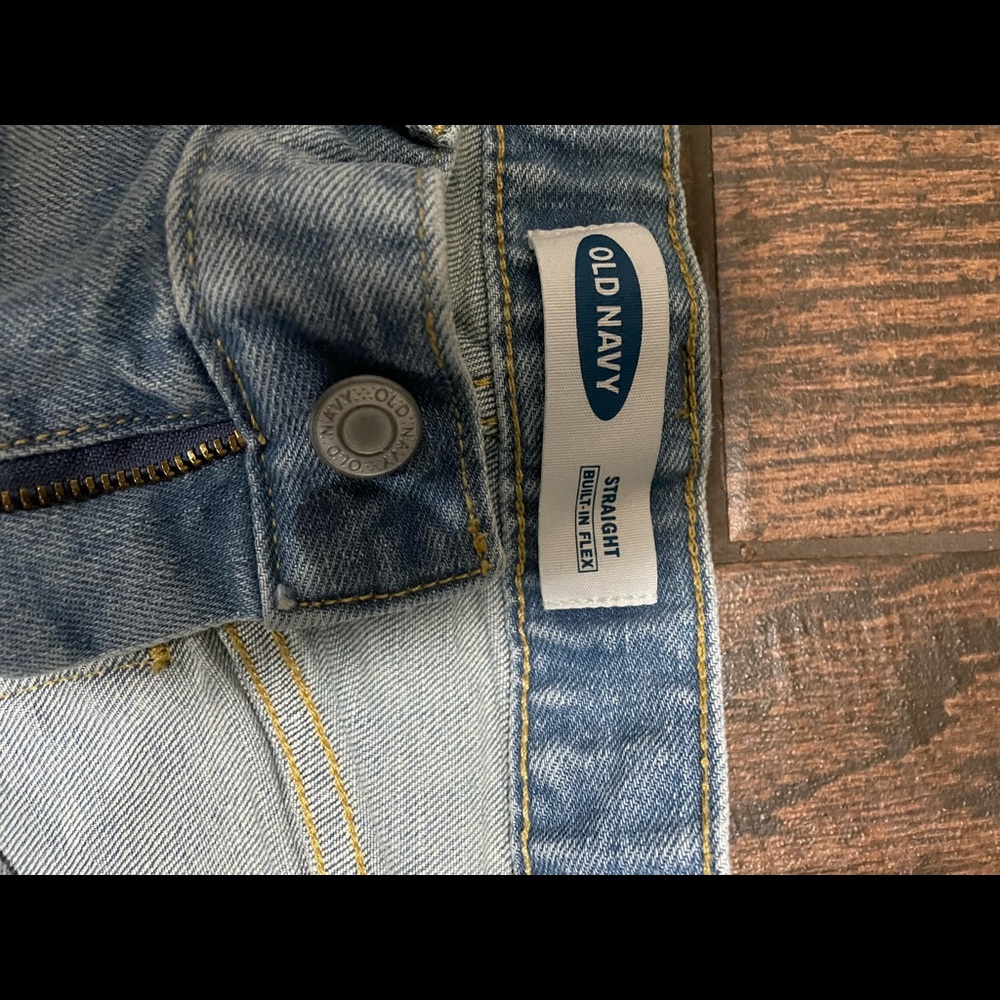 Distressed jeans